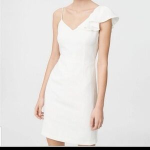 Club Monaco One-Shoulder White Dress